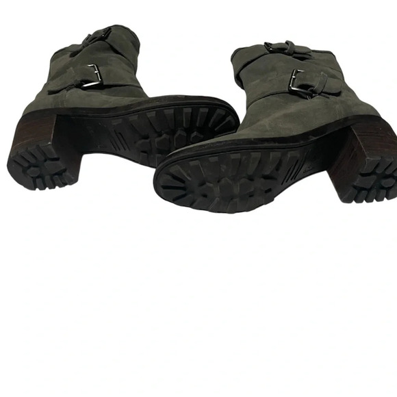 Sam Edelman Suede Ankle Moto Boots 9.5 - Picture 6 of 9